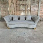 Sofa Minimalis Modern 3 Seater Abu Muda Premium IRK-SOF 02 - Image 2