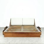 Tempat Tidur Laci Minimalis Kayu Jati