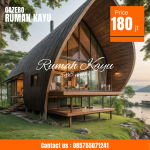 Jual Rumah Lumbung Kayu Jati Eksklusif