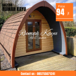 Jual Rumah Lumbung Kayu Jati Aesthetic Premium