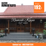 Jual Rumah Joglo Kayu Jati Elegant