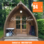 Jual Rumah Lumbung Kayu Jati Tua Desain Estetik