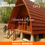 Jual Rumah Lumbung Kayu Jati Desain Menarik