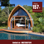 Jual Rumah Lumbung Kayu Jati Custom Modern