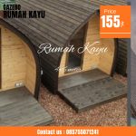 Jual Rumah Lumbung Kayu Jati Estetik Desain Berkelas