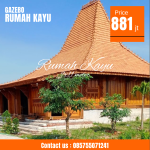 Rumah Joglo Kayu Jati Custom Berkualitas Premium