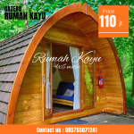 Rumah Lumbung Kayu Jati Minimalis