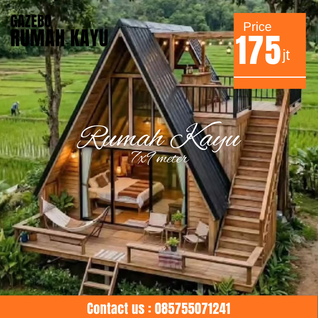 Abu Abu Inspirasi Desain Moderen Furniture Instagram Post (51) Jual Rumah Segitiga Kayu Jati Mezzanine Premium - Image 1
