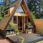 Rumah Segitiga Kayu Jati Desain Tradisional Modern