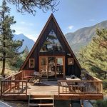 rumah segitiga Kayu Jati Scandinavian