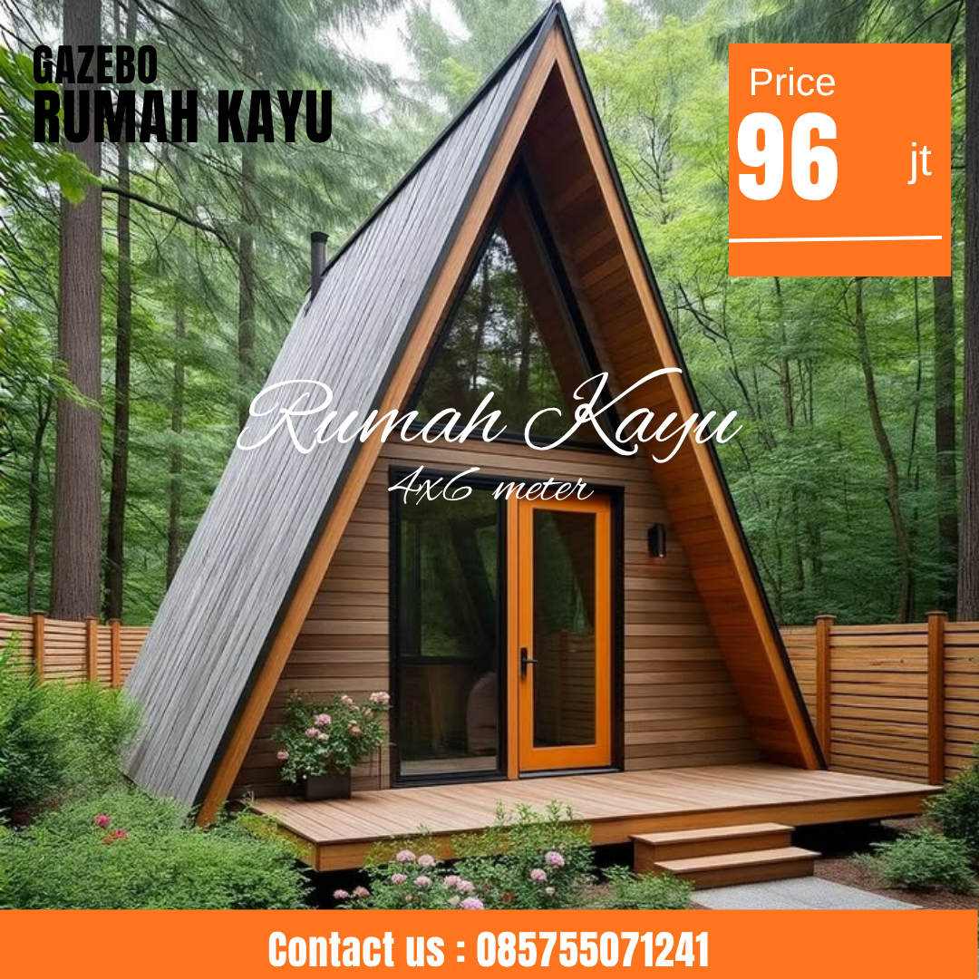 Abu Abu Inspirasi Desain Moderen Furniture Instagram Post (15) Jual Rumah Kayu Jati Cabin A-Frame Harga Terjangkau - Image 1