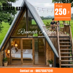 Jual Rumah Segitiga Kayu Jati Bongkar Pasang Minimalis