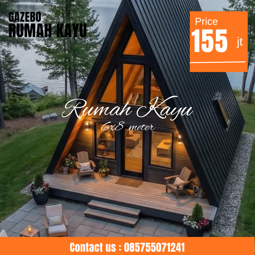 Abu Abu Inspirasi Desain Moderen Furniture Instagram Post (16) Jual Rumah Kayu Jati A-Frame 6x8 Meter Premium Berkualitas - Image 1