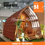 Jual Rumah Lumbung Kayu Jati Aneka Ragam Ukuran 4x6 Meter