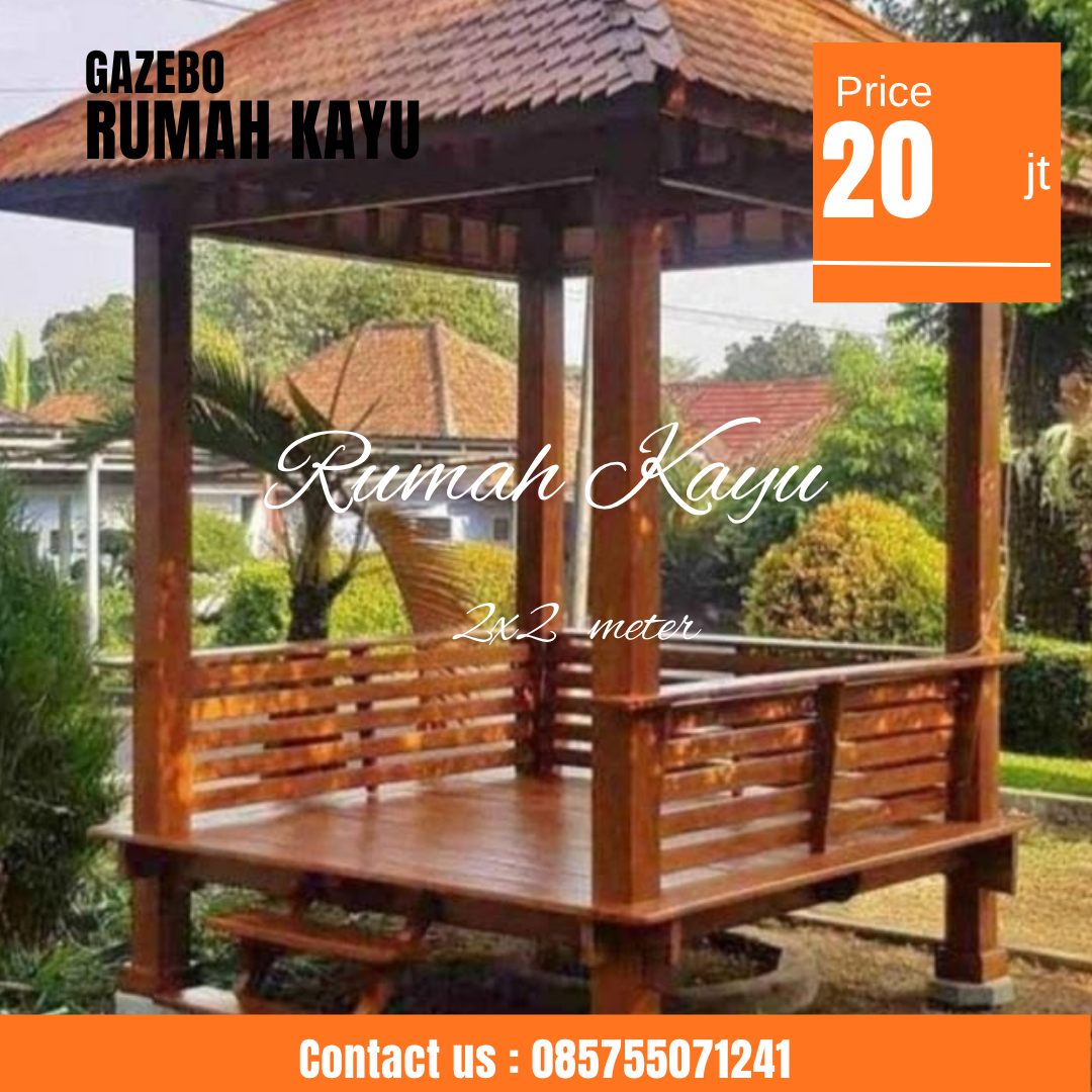 Abu Abu Inspirasi Desain Moderen Furniture Instagram Post - 2026-07-03T042842.482 Jual Gazebo Outdoor Kayu Jati Solid - Image 1
