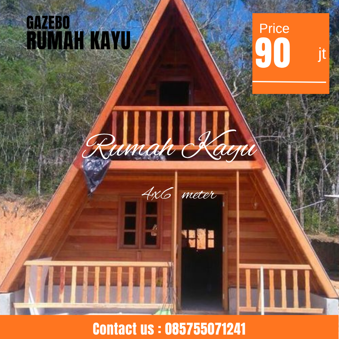 Abu Abu Inspirasi Desain Moderen Furniture Instagram Post - 2026-07-03T075119.248 Jual Rumah Kayu Jati A-Frame Dengan Desain Elegan - Image 1