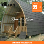 Jual Rumah Lumbung Kayu Jati Modern Mewah