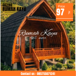 Jual Rumah Lumbung Kayu Jati Minimalis Elegant