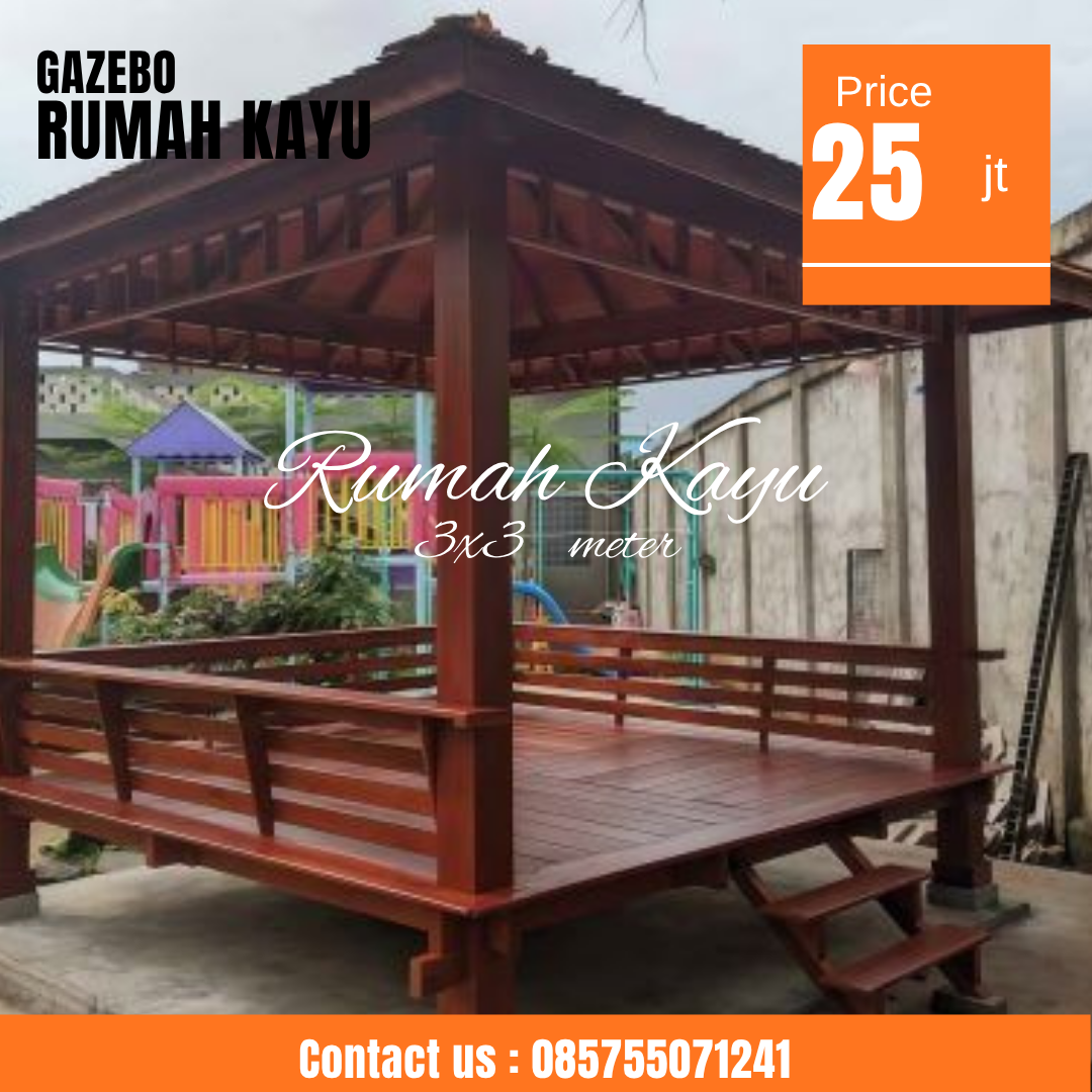 Abu Abu Inspirasi Desain Moderen Furniture Instagram Post - 2026-07-06T080311.769 Jual Gazebo Kayu Jati Modern Cocok Untuk Taman - Image 1