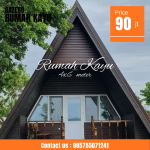 Jual Rumah Kayu Segitiga Berkualitas Kayu Jati