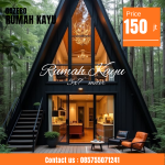 Rumah Segitiga Kayu Jati Jepara Tahan Lama, Bernilai Investasi