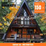 Rumah Segitiga Kayu Jati Terbaik Desain Minimalis Modern