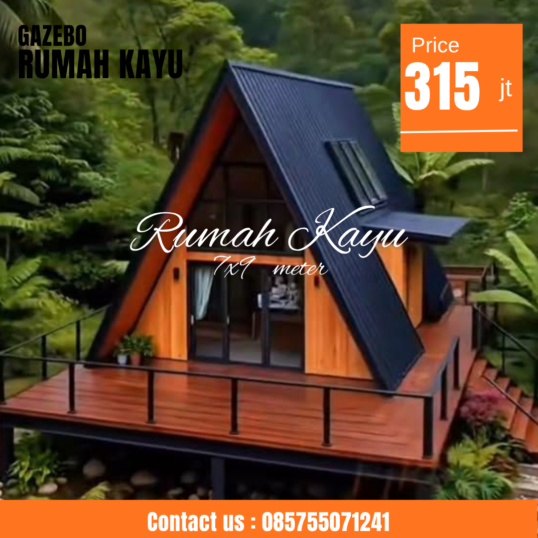 Abu Abu Inspirasi Desain Moderen Furniture Instagram Post (4) Jual Rumah Segitiga Kayu Jati Tahan Lama Untuk Villa & Resort - Image 1