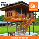 Rumah Pangung Kayu Jati Asli Jepara Desain Mewah Berkualitas