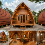 Rumah Lumbung Minimalis Kayu Jati untuk Villa & Resort