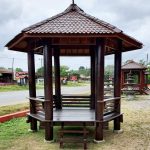 Gazebo Segienam Kayu Jati Minimalis Langsung Pengrajin Jepara