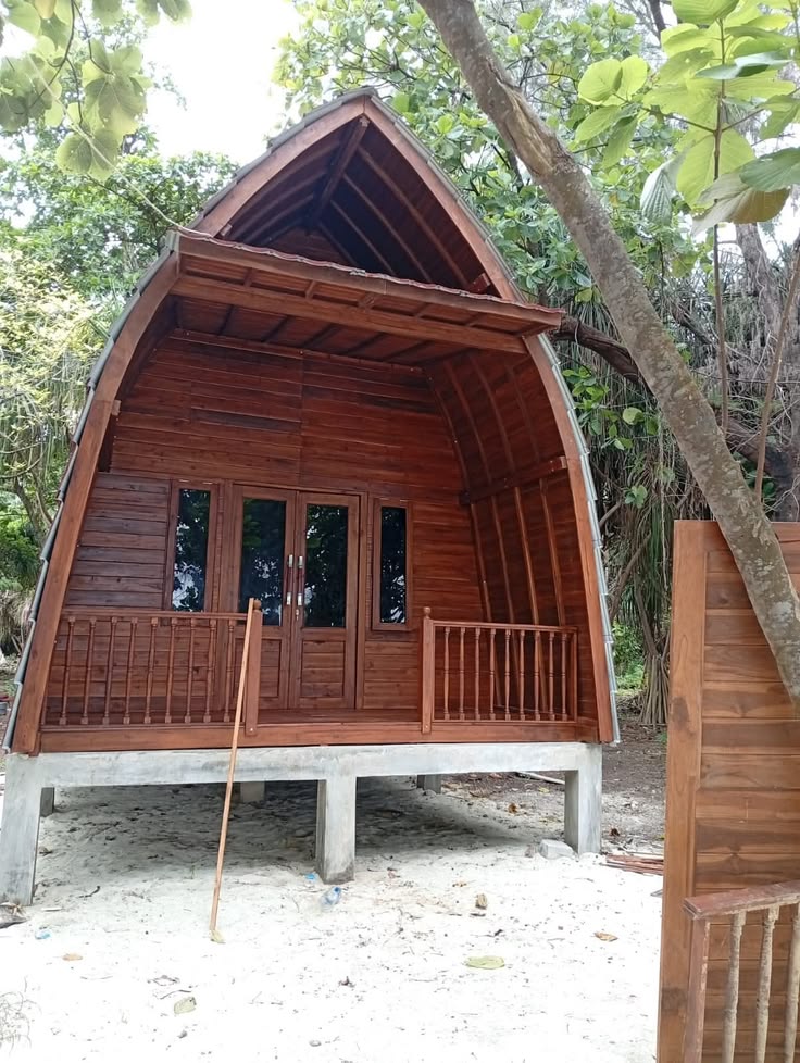 lumbung jual rumah lumbung kayu jati asli tahan lama - Image 1