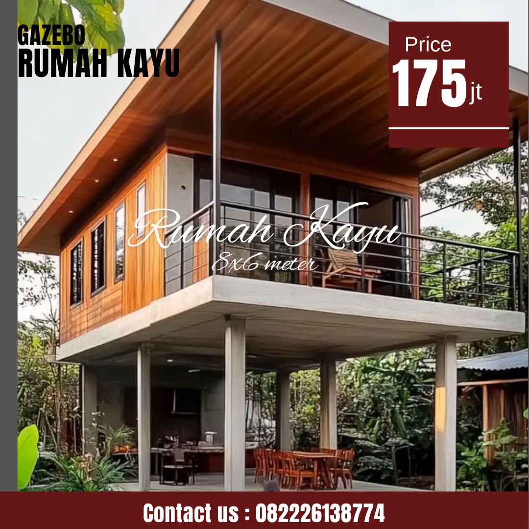 Abu Abu Inspirasi Desain Moderen Furniture Instagram Post - 2026-09-24T040830.432 Rumah Panggung Kayu Jati Premium - Image 1