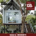 Rumah Kayu Panggung Minimalis Modern