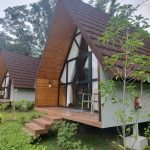 Rumah Kayu A-Frame Modern untuk Villa & Glamping