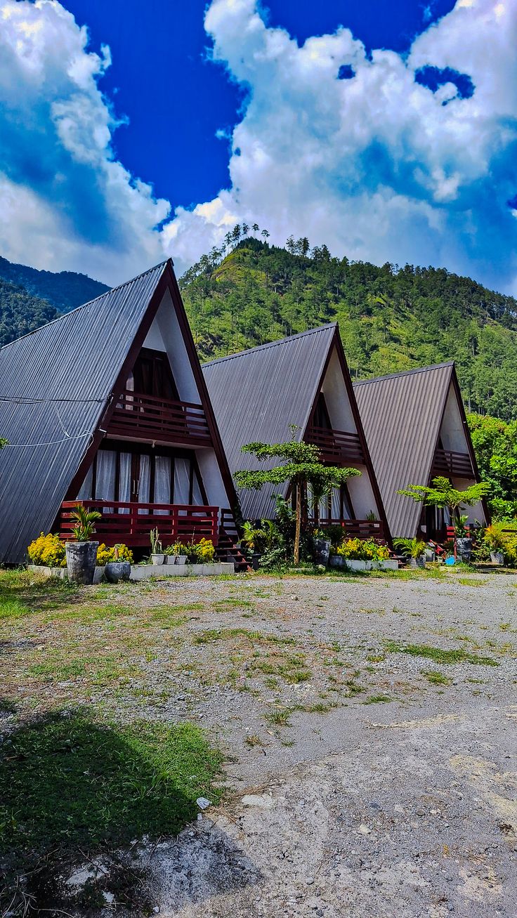 cdd3a9080caa0a56f278e5db6b685bd0 Rumah Segitiga Kayu Jati Premium A-Frame House untuk Villa - Image 1